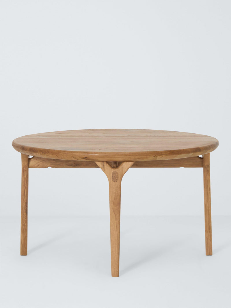 John Lewis X-Ray round oak coffee table, UK version
