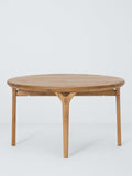 John Lewis X-Ray round oak coffee table, UK version