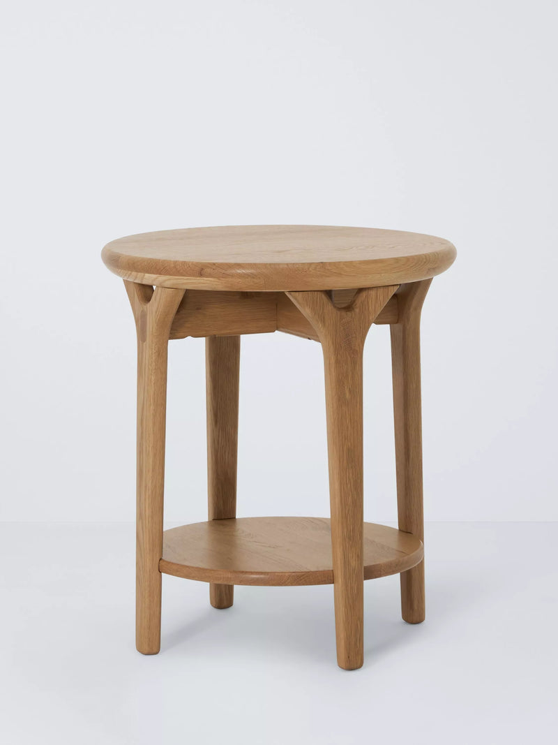 John Lewis X-Ray side table oak (British brand)