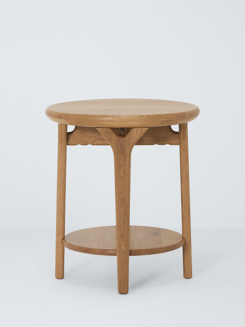 John Lewis X-Ray side table oak (British brand)