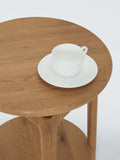 John Lewis X-Ray side table oak (British brand)
