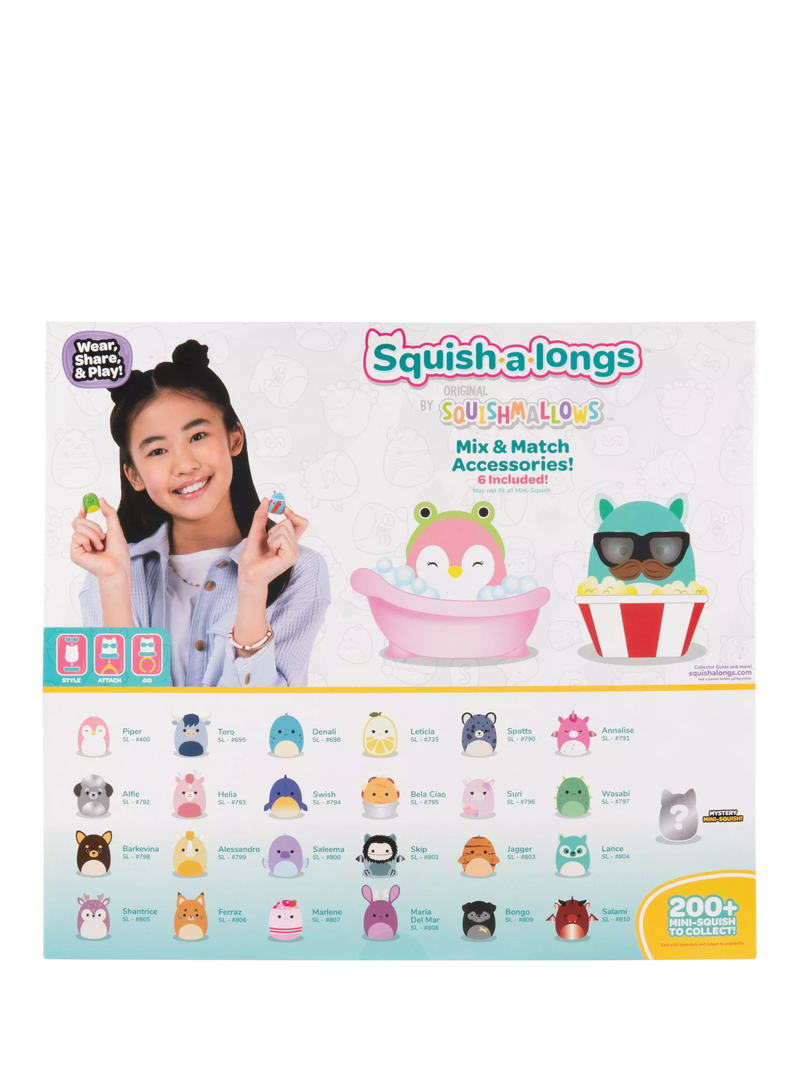 Squishmallows Squish-a-longs Mini-Squish 25-pack Style 1 Wave 5, imported from the UK