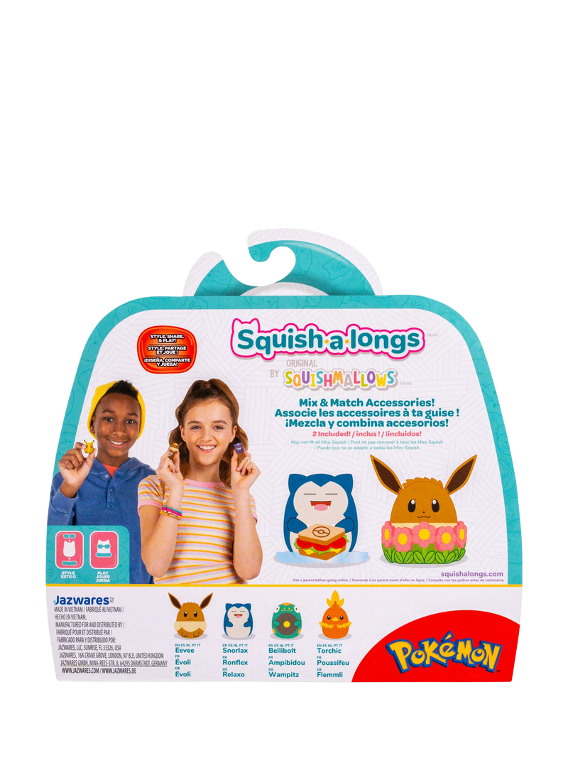 Squishmallows Pokémon Mini-Squish pack of 4 (British brand)