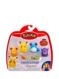 Squishmallows Pokémon Mini-Squish pack of 4 characters, imported from the UK