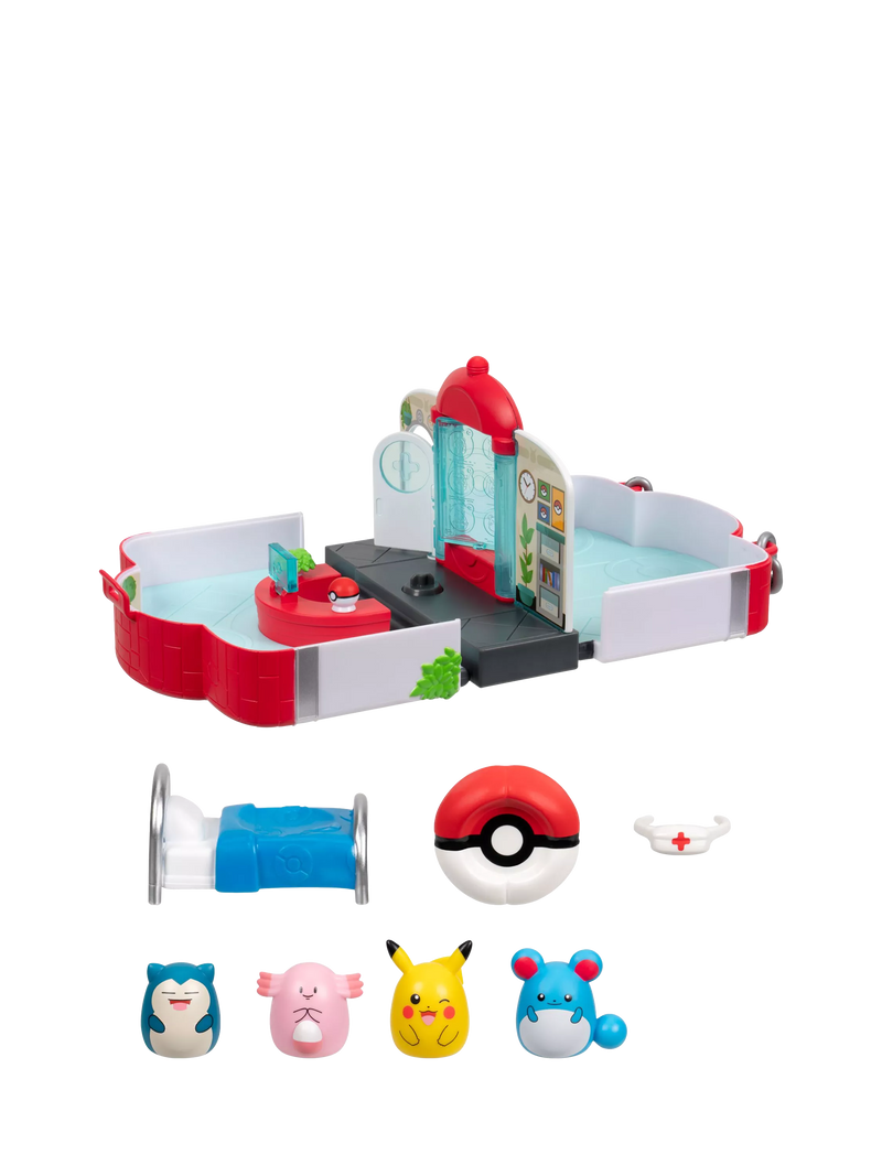 Squishmallows Pokémon Centre playset with Mini-Squish characters, UK version