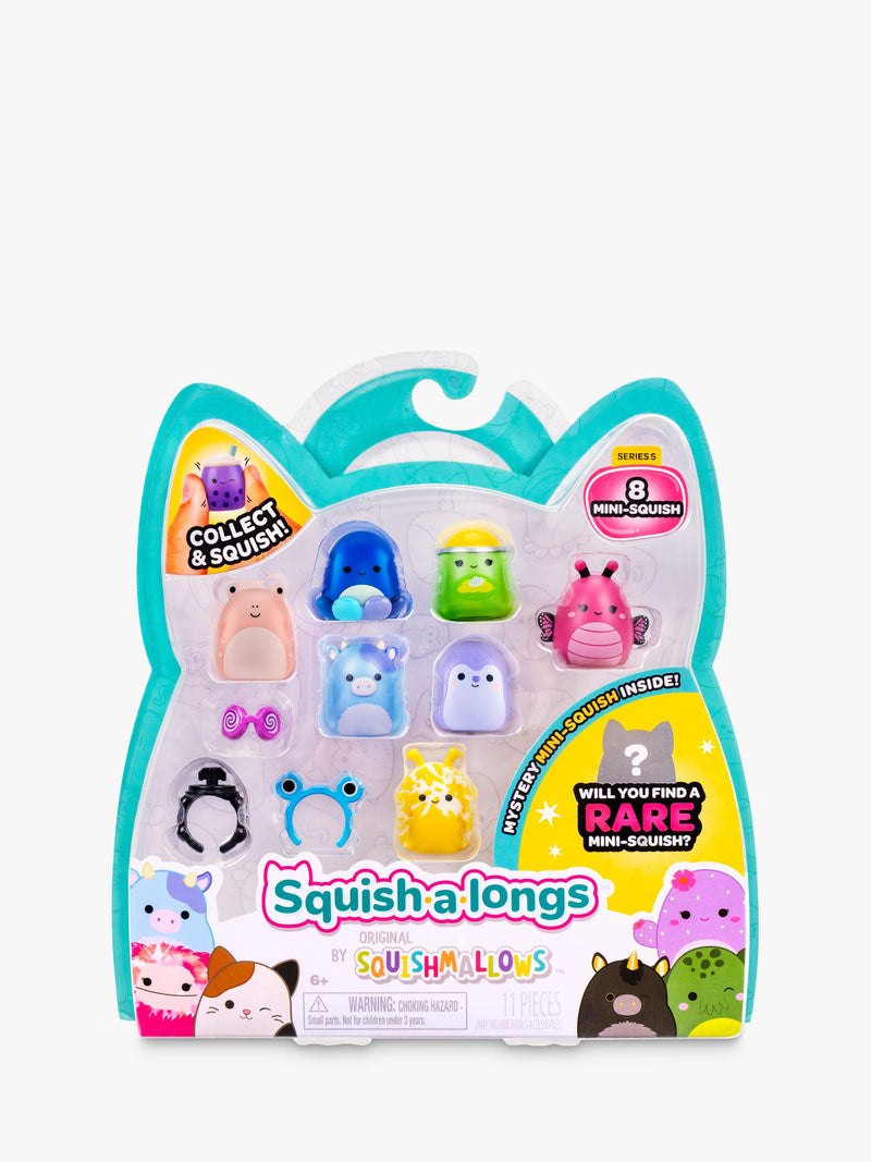 Squishmallows Squish-a-longs Mini-Squish pack of 8 (British brand)