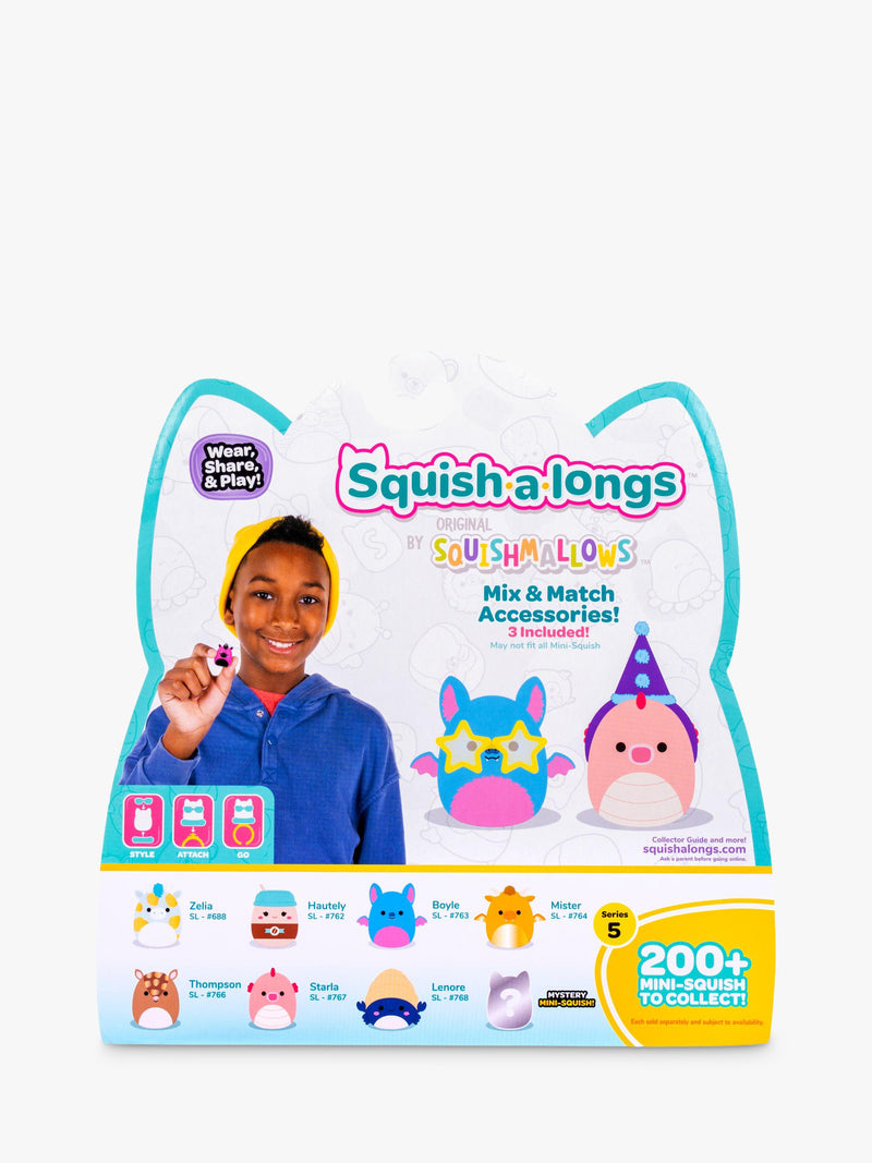 Squishmallows Squish-a-longs Mini-Squish pack of 8, UK version