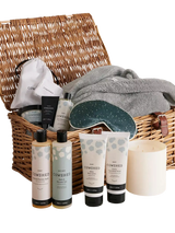 John Lewis Cowshed Mother & Baby Wicker Hamper- Buy online at McGrocer