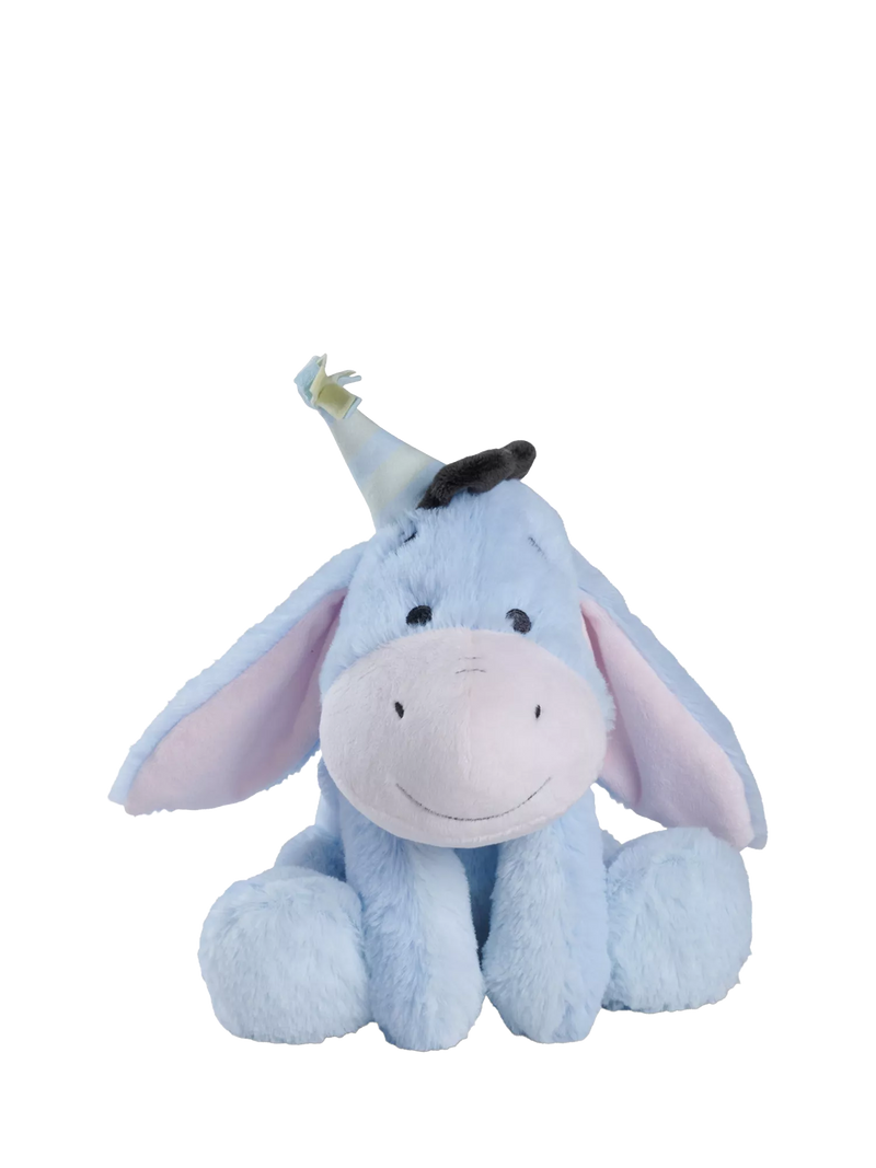 Disney Eeyore plush with party hat 25cm (British brand)