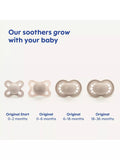 MAM Night Soother pack of 2 pink, imported from the UK