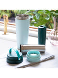 Elvie portable breast milk cooler teal (British brand)