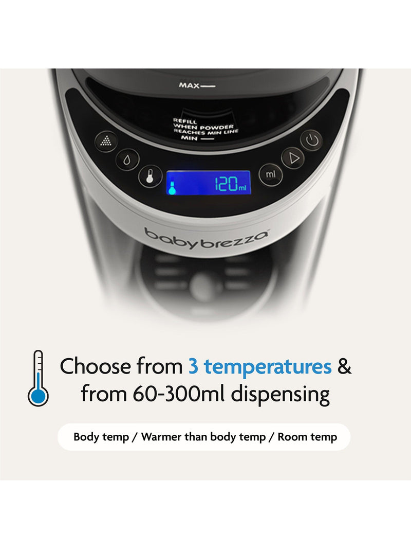 Baby Brezza Formula Pro white with extra funnel, imported from the UK