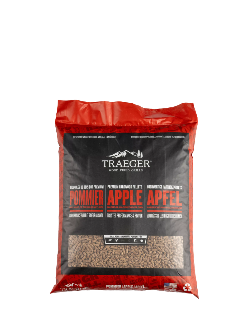 Traeger Apple Hardwood BBQ pellets 9kg - British product