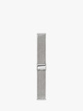 Mondaine Doppio men's watch 41mm silver mesh strap - British product
