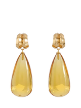 John Lewis Shyla Lucille Citrine Gold Drop Earrings- Buy online at McGrocer
