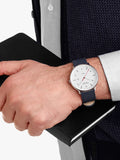 Mondaine men's Doppio solar watch 41mm (British brand)