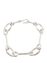 John Lewis Shyla Matera Interlock Silver Bracelet 19cm- Buy online at McGrocer