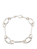 Shyla Matera interlock bracelet silver 19cm, UK version