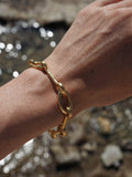 Shyla Matera interlock bracelet silver 19cm, UK version