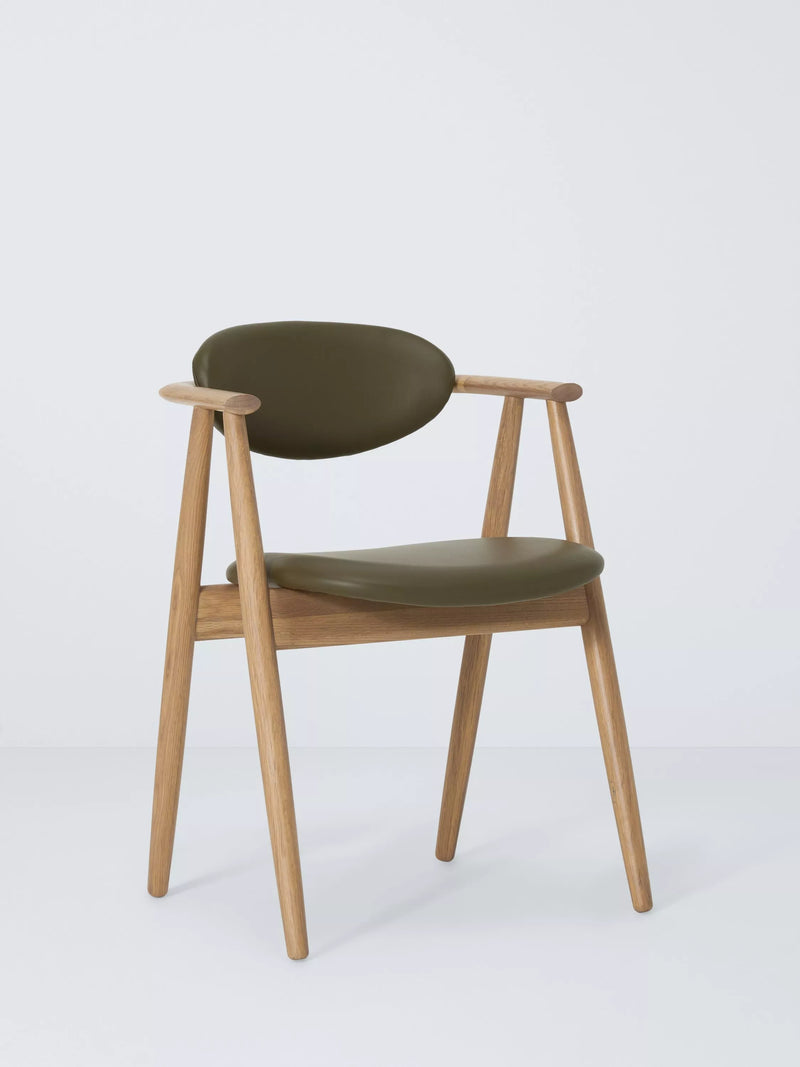 John Lewis Ida frame dining chair oak olive (British brand)
