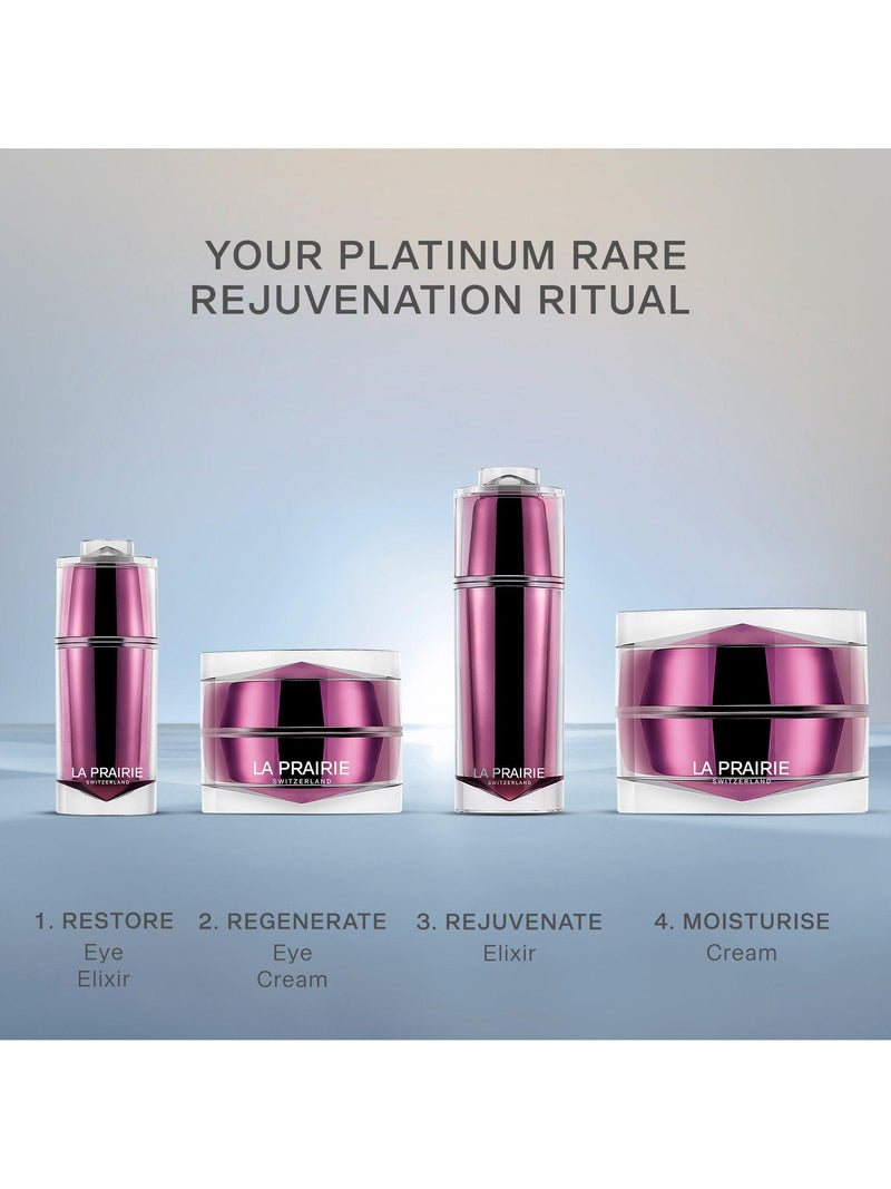 La Prairie Platinum Rare skincare gift set, UK version