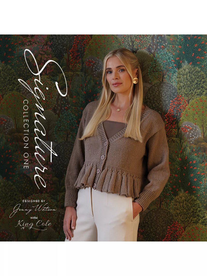 King Cole Signature Collection Book One knitting pattern book, UK version