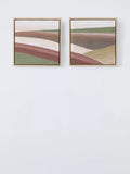 John Lewis abstract canvas prints set of 2 30x30cm (British brand)