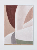 John Lewis John Lewis Scandi Shapes Abstract Framed Canvas Print, Multi, 100 x 75cm- Buy online at McGrocer