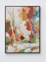 John Lewis John Lewis Woodland Reverie Abstract Framed Canvas Print, Multi 80x60cm- Buy online at McGrocer