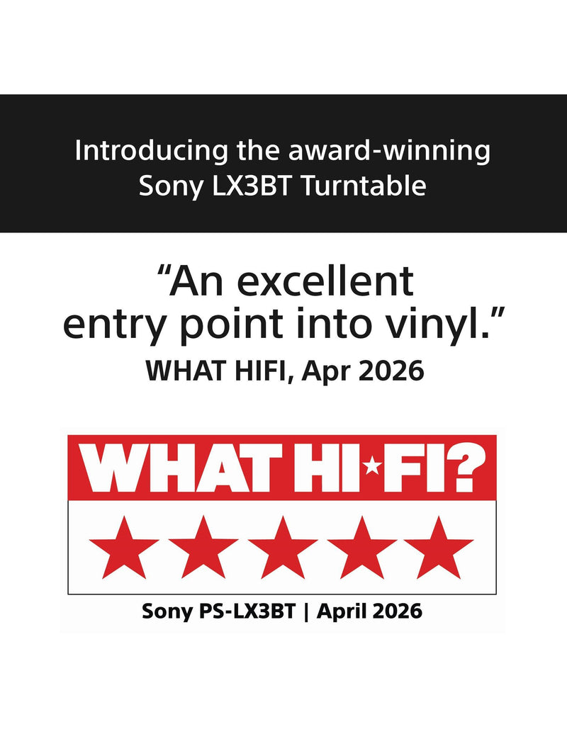 Sony Bluetooth turntable, imported from the UK