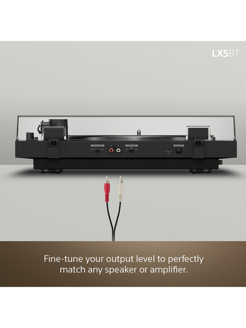 Sony PS-LX5BT Bluetooth turntable black, imported from the UK