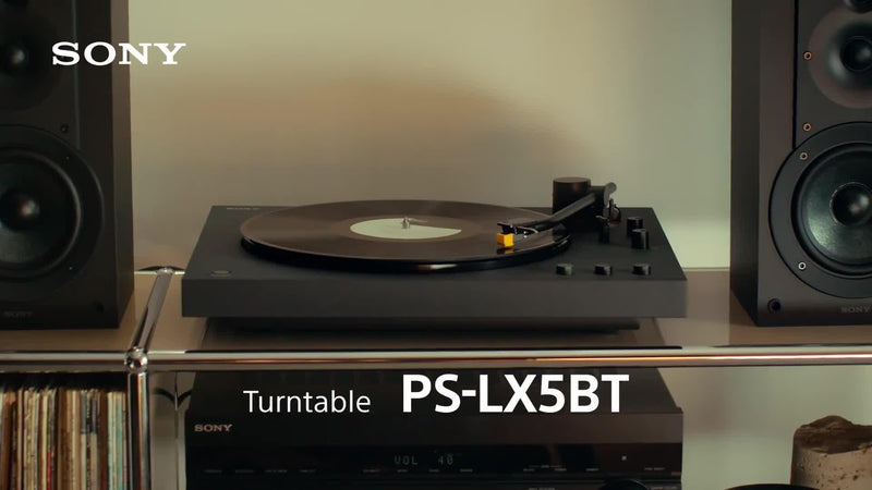 Sony PS-LX5BT Bluetooth turntable black, imported from the UK