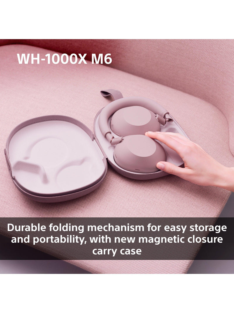 Sony WH-1000XM6 noise cancelling wireless Bluetooth over-ear headphones, UK version