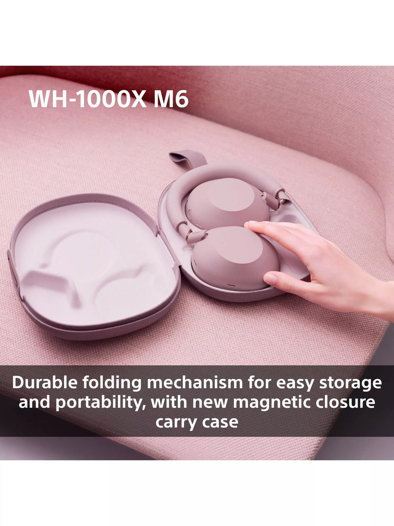 Sony WH-1000XM6 noise cancelling wireless Bluetooth over-ear headphones, UK version