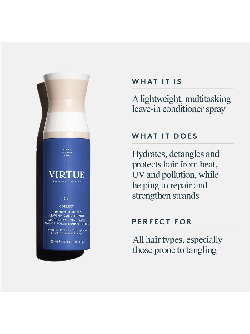 Virtue Strength & Shield leave-in conditioner 150ml (British brand)