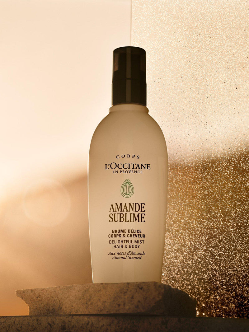 L'OCCITANE Almond Delightful Hair & Body Mist 100ml (British brand)