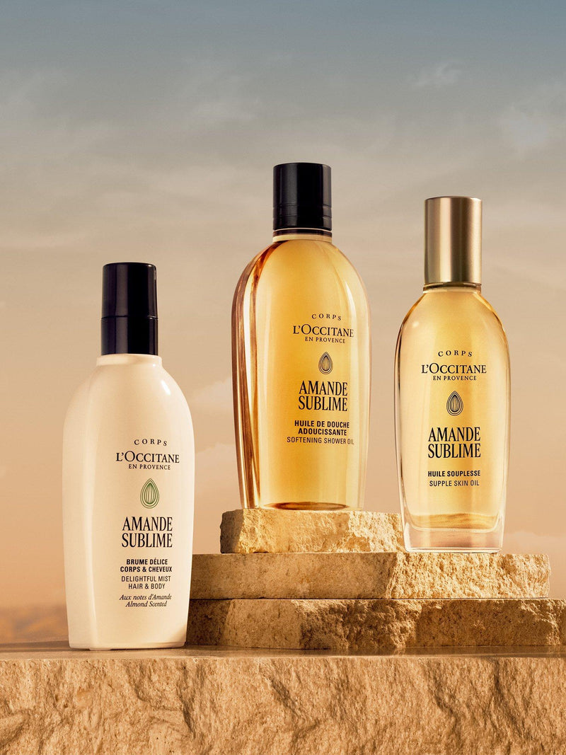 L'OCCITANE Almond Delightful Hair & Body Mist 100ml (British brand)