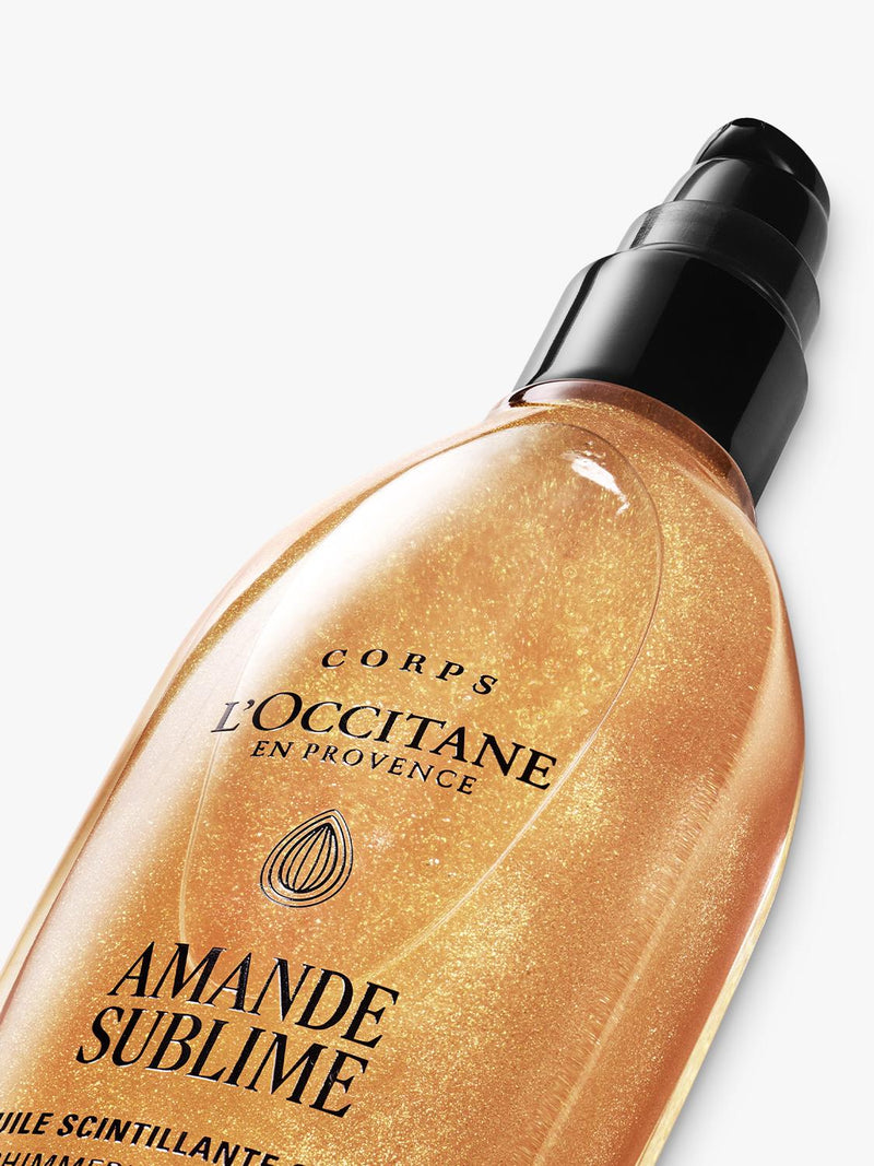 L'OCCITANE Almond Shimmering Body Oil 100ml (British brand)