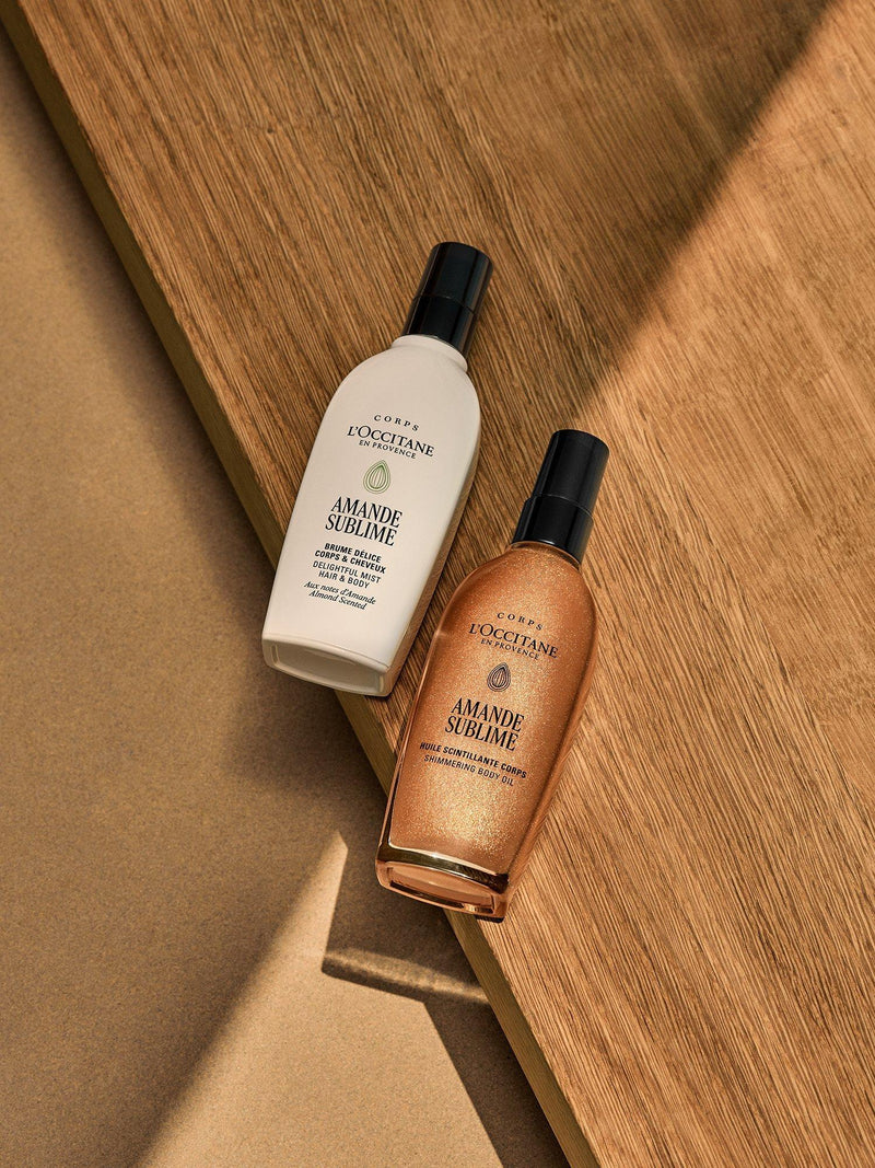 L'OCCITANE Almond Shimmering Body Oil 100ml (British brand)