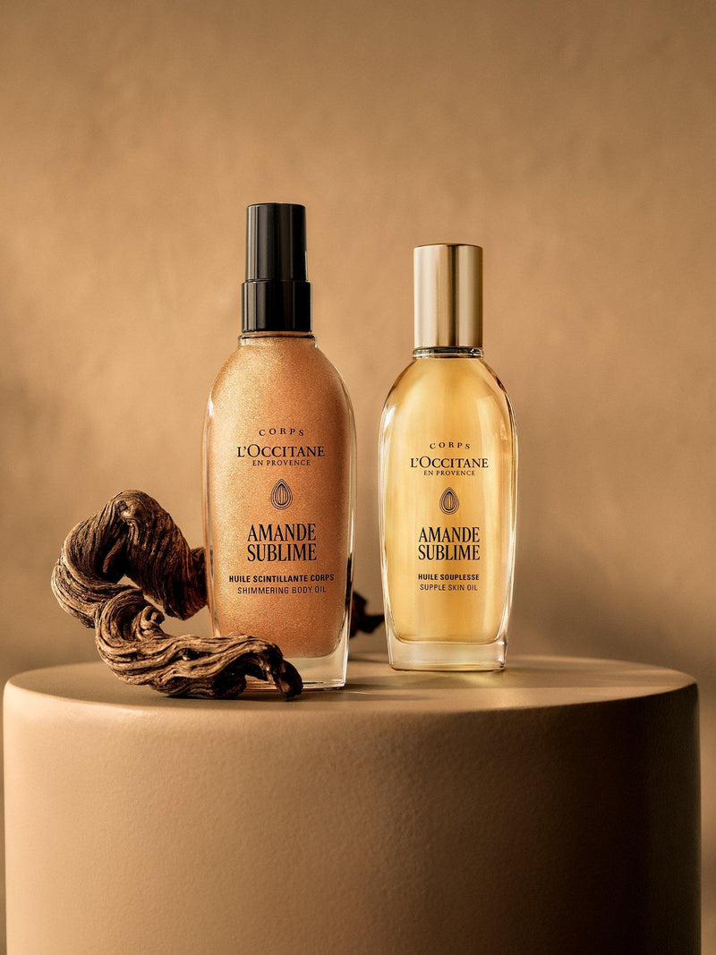 L'OCCITANE Almond Shimmering Body Oil 100ml (British brand)