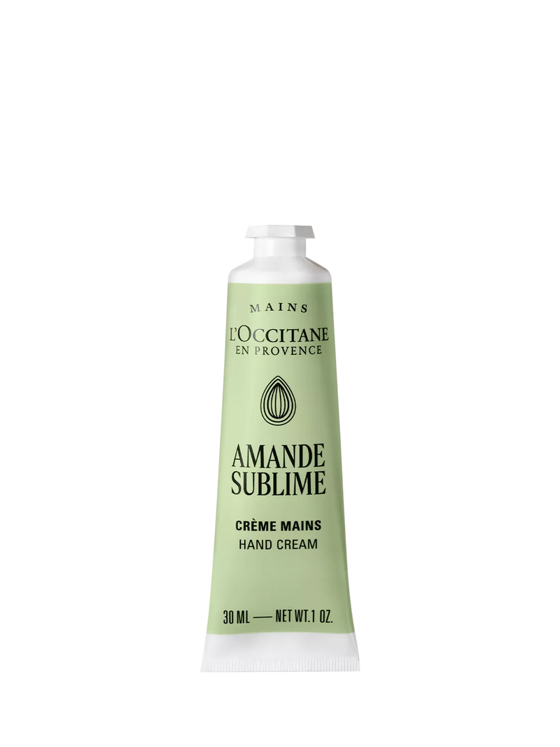 L'OCCITANE moisturising almond hand cream 30ml (British brand)