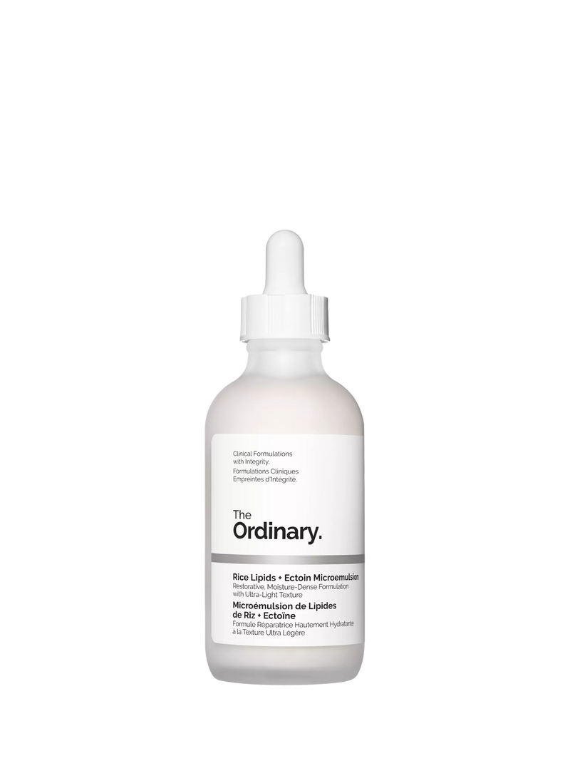 The Ordinary Rice Lipids + Ectoin Microemulsion moisturiser 120ml, imported from the UK