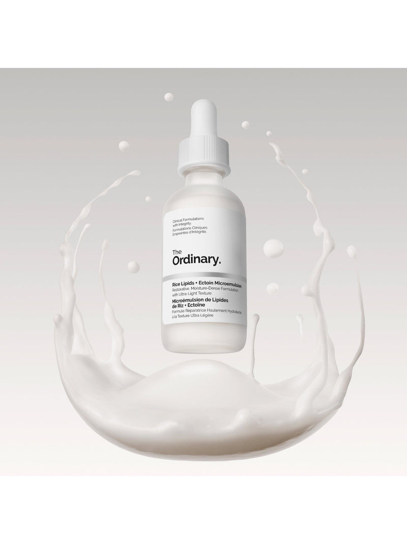 The Ordinary Rice Lipids + Ectoin Microemulsion moisturiser 120ml, imported from the UK