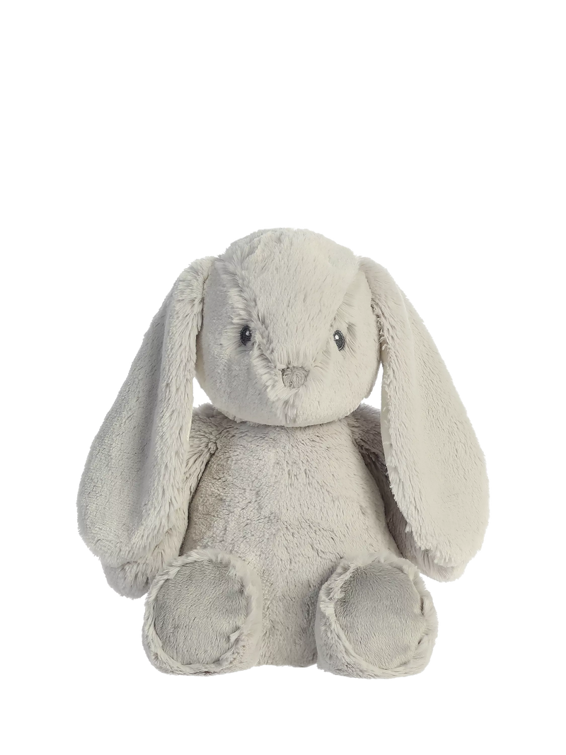 Aurora World grey rabbit soft toy 12.5in, imported from the UK
