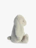 Aurora World grey rabbit soft toy 12.5in, imported from the UK