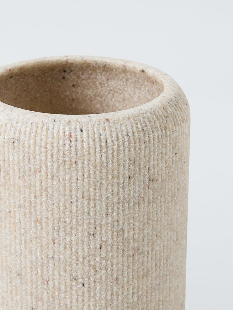 John Lewis bathroom tumbler natural sand 330ml, UK version