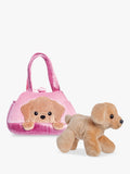 Aurora World Peek-a-Boo Labrador Dog soft toy 20cm - British product