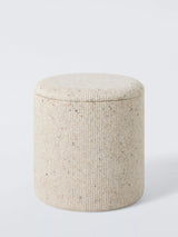 John Lewis John Lewis Dune Bathroom Canister with Lid, Natural Sand- Buy online at McGrocer