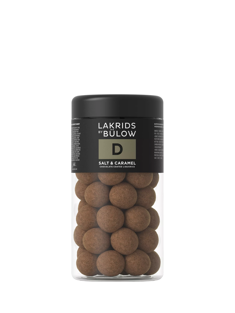 LAKRIDS BY BÜLOW liquorice Salt & Caramel 270g, imported from the UK