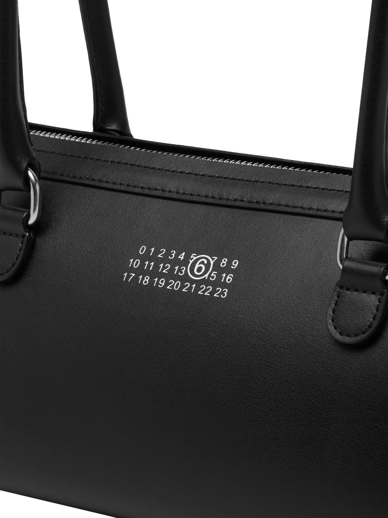 MM6 Maison Margiela Bauletto leather shoulder bag black (British brand)